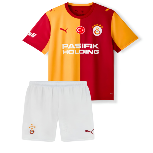 Yeni Sezon Sarı Kırmızı Galatasaray 2026–2027 Kişiye Özel İsimli ve Numara Baskılı Çocuk Futbol Forması