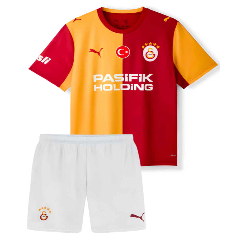 Yeni Sezon Sarı Kırmızı Galatasaray 2026–2027 Kişiye Özel İsimli ve Numara Baskılı Çocuk Futbol Forması